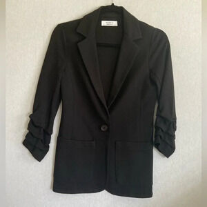 Bailey 44 Jane Blazer ruched sleeves Sz XS
